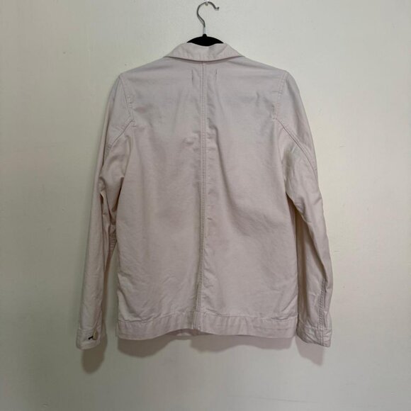Everlane The Denim Chore Jacket Button in Beige color size M - Picture 3 of 10